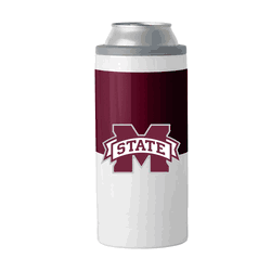 Mississippi State Bulldogs Colorblock 12oz Slim Can Coolie