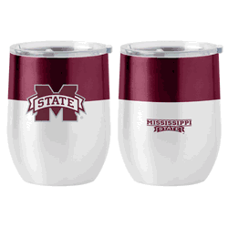 Mississippi State Bulldogs Colorblock 16oz Stainless Curved Beverage