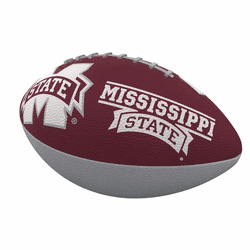 Mississippi State Bulldogs Combo Logo Junior-Size Rubber Football