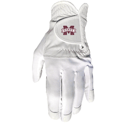 Mississippi State Bulldogs Cool mesh with cabretta leather - one size - mens left