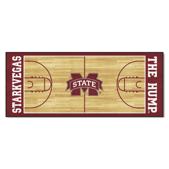 Mississippi State Bulldogs Court Runner Rug - 30in. x 72in.
