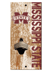 Mississippi State Bulldogs Distressed Bottle Opener
