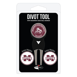 Mississippi State Bulldogs Divot Tool Pack - Signature tool w/ 3 markers