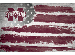 Mississippi State Bulldogs Flag 17x26