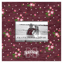 Mississippi State Bulldogs Floral 10x10 Frame
