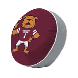Mississippi State Bulldogs Football Bulldog Puff Pillow