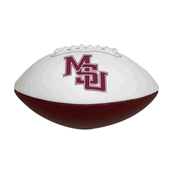 Mississippi State Bulldogs FS Interlocking MS Autograph Debossed Football