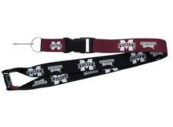 Mississippi State Bulldogs Lanyard - Reversible