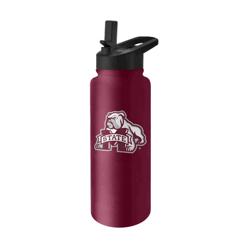 Mississippi State Bulldogs Logo 34 oz Quencher Stainless Bottle