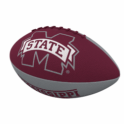 Mississippi State Bulldogs Pinwheel Logo Junior Size Rubber Football