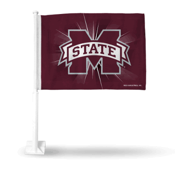 Mississippi St Car Flag