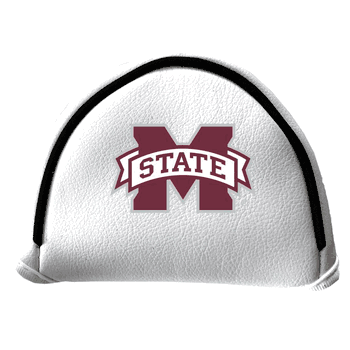 Mississippi State Bulldogs Putter Cover - Mallet (White)