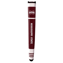 Mississippi State Bulldogs Putter Grip (Colored with white stripes)