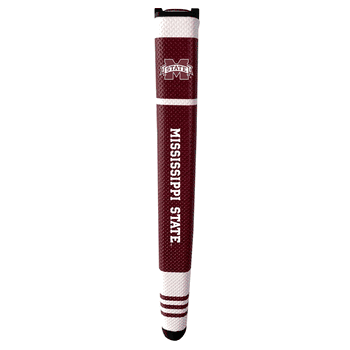 Mississippi State Bulldogs Putter Grip (Colored with white stripes)