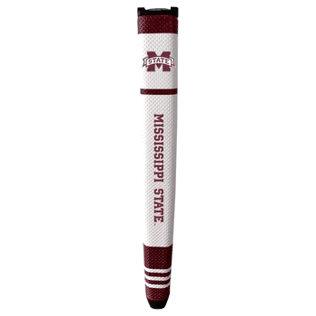 Mississippi State Bulldogs Putter Grip (White with colored stripes)