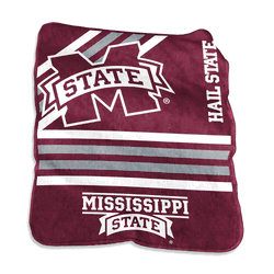 Mississippi State Bulldogs Raschel Throw