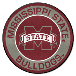 Mississippi State Bulldogs Roundel Rug - 27in. Diameter