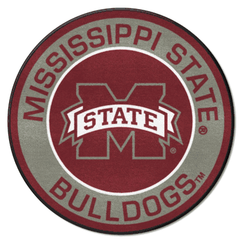 Mississippi State Bulldogs Roundel Rug - 27in. Diameter