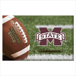 Mississippi State Bulldogs Rubber Scraper Door Mat