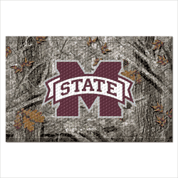 Mississippi State Bulldogs Rubber Scraper Door Mat Camo