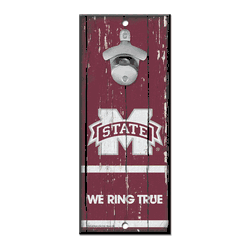Mississippi State Bulldogs Sign Wood 5x11 Bottle Opener