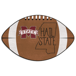 Mississippi State Bulldogs Southern Style Football Rug - 20.5in. x 32.5in.