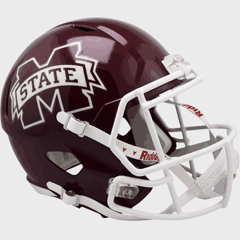 Mississippi State Bulldogs Speed Replica Full Size Football Helmet M State