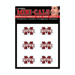 Mississippi State Bulldogs Tattoo Face Cals