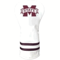 Mississippi State Bulldogs Vintage Driver Headcover (White)