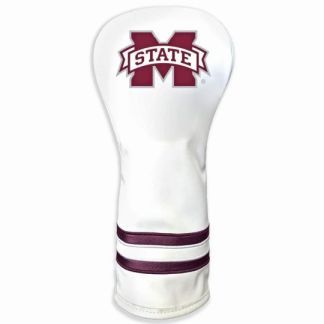 Mississippi State Bulldogs Vintage Fairway Headcover (White)