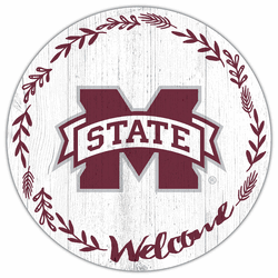 Mississippi State Bulldogs Welcome 12in Circle