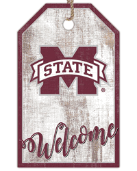 Mississippi State Bulldogs Welcome Team Tag 11x19 Sign