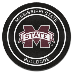 Mississippi State Hockey Puck Rug - 27in. Diameter