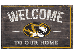 Missouri Tigers 11X19 Welcome to Our Home Sign