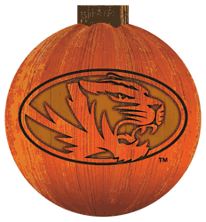 Missouri Tigers 12 in. Halloween Pumpkin Sign