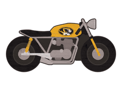 Missouri Tigers 12" Motorcycle Cutout Wood Sign