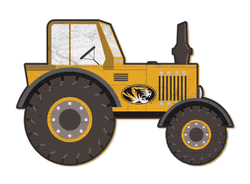 Missouri Tigers 12" Tractor Cutout Sign