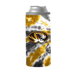 Missouri Tigers 12oz Tie Dye Slim Can Coolie