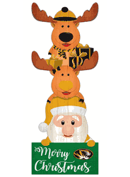 Missouri Tigers 31" Santa Stack Leaner