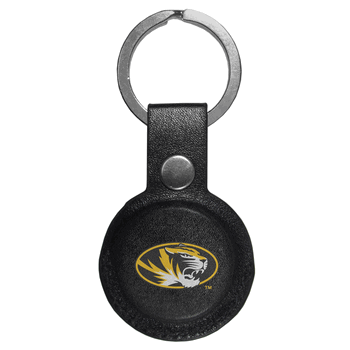 Missouri Tigers AirTag Compatible Leather Key Chain