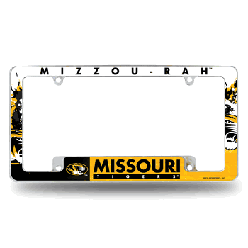 Missouri Tigers All Over Chrome Frame
