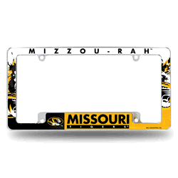 Missouri Tigers All Over Chrome Frame