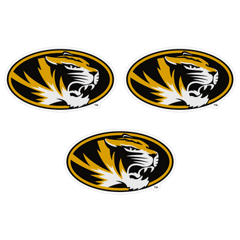 Missouri Tigers Auto Decal 3 Pack