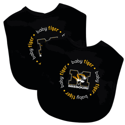 Missouri Tigers Baby Bibs 2-Pack