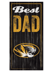 Missouri Tigers Best Dad Sign