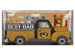 Missouri Tigers Best Dad Truck 6x12 Sign
