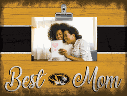 Missouri Tigers Best Mom with Stripe Clip Frame