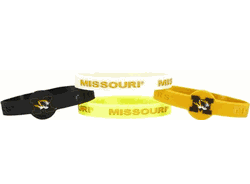 Missouri Tigers Bracelets - 4 Pack Silicone