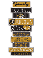 Missouri Tigers Celebrations Stack 24" Sign