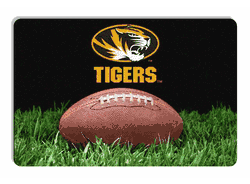 Missouri Tigers Classic Football Pet Bowl Mat - L  CO